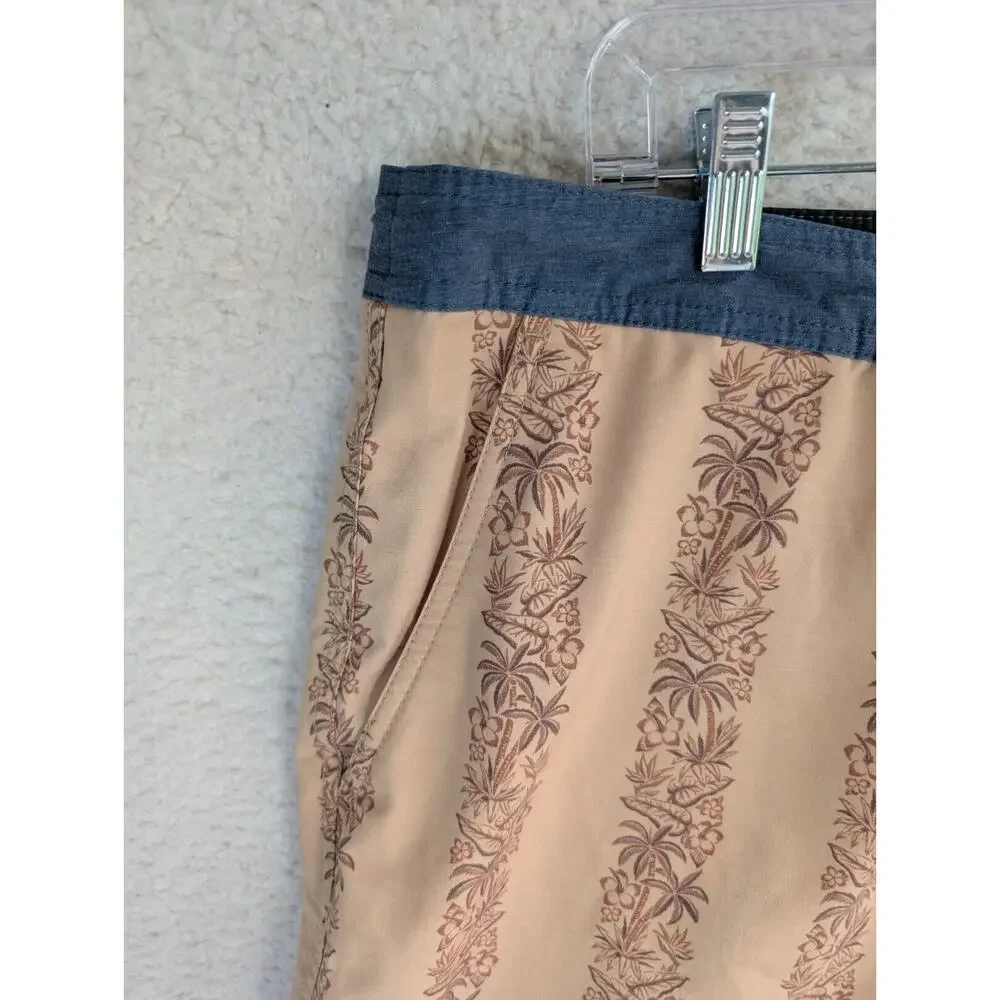 Katin Board Shorts Mens Sz 38 Peach Surf Beach Swim Trunks Vacation